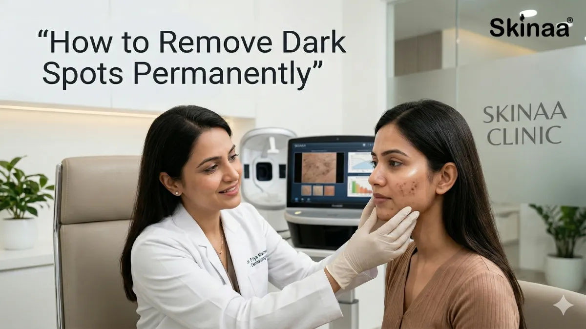 remove dark spots permanently