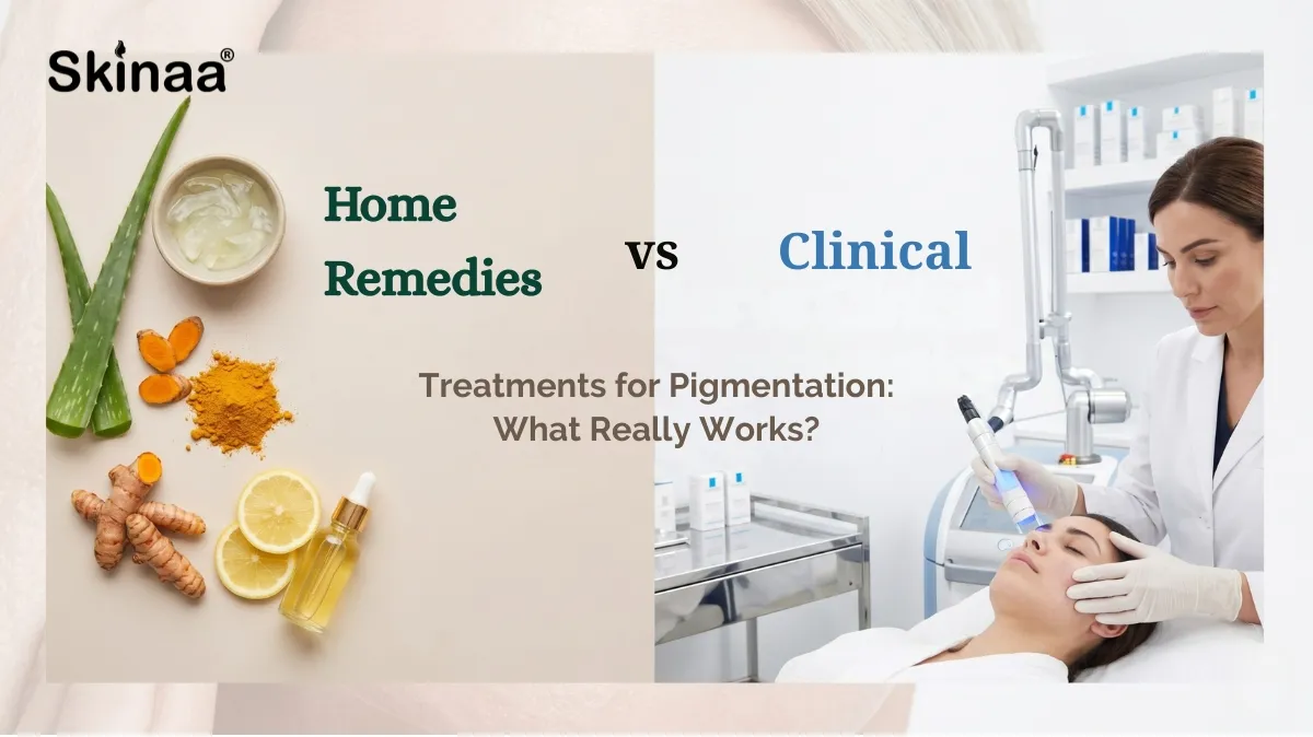 home remidies vs clinical treatment pigmentation